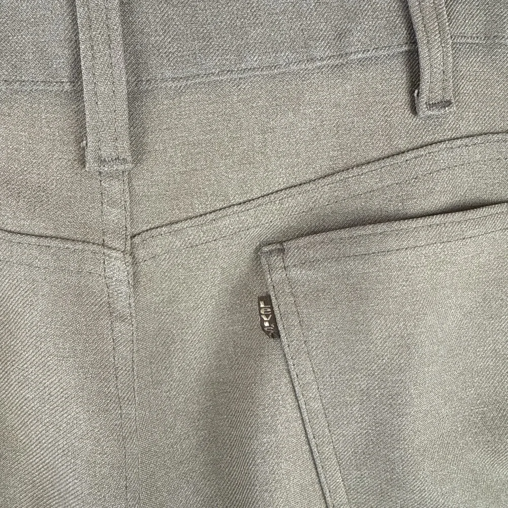 VTG 80s Levis Pants Mens 38x31 Beige 517 Sta Prest Talon Zip Ranchwear Bootcut